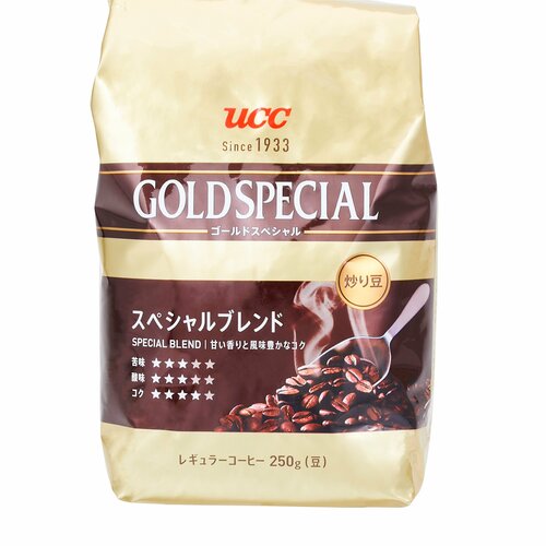 コーヒー豆おすすめ UCC上島珈琲 ゴールドスペシャル 炒り豆 スペシャルブレンド イメージ