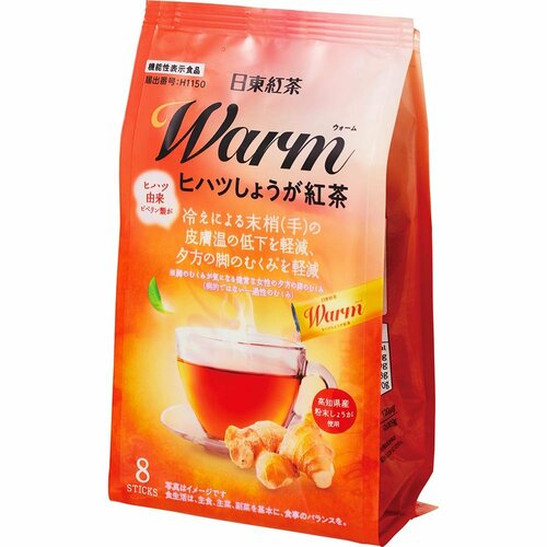 生姜紅茶おすすめ 日東紅茶 Warm ヒハツしょうが紅茶 イメージ
