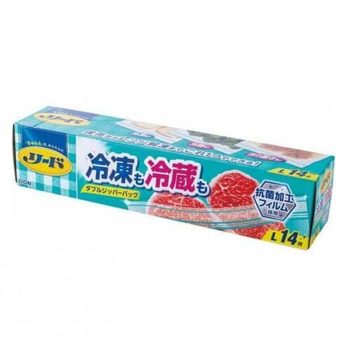フリーザーバッグおすすめ ライオン リード 冷凍も冷蔵も新鮮保存バッグ L イメージ