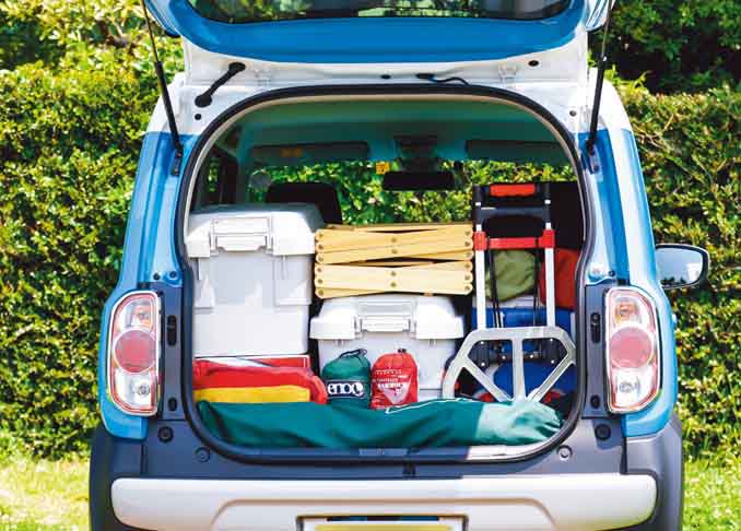 「荷台せまい」は無印良品で解決！ “軽自動車でもキャンプ”が叶う省スペース収納4選［2020年最新版］