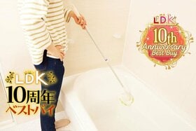 かがまないバスブラシが最強なんだって！ ラクすぎるおすすめ掃除グッズは？【LDK10周年ベストバイ】