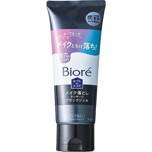 毛穴クレンジングおすすめ ビオレ おうちｄｅエステ メイク落とし マッサージブラックジェル イメージ