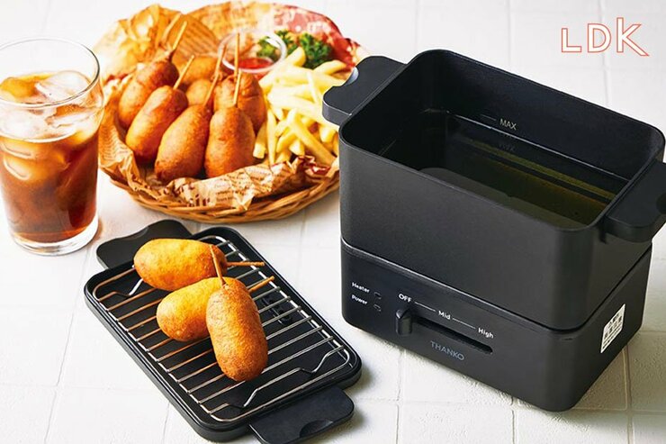 一人晩酌の串カツや子どものドーナツをちょい揚げ！「おひとりさま用フライヤー」ってどう？【LDK】 